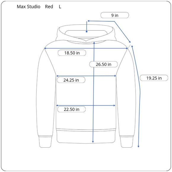 New Max Studio High Low Tunic Hoodie Women's Size L Red Funnel Neck Side Slit - Picture 3 of 10